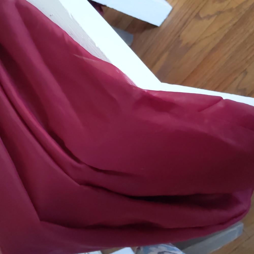 Burgundy Window Scarf